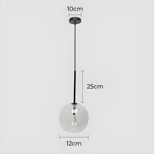 Gilda™ | Pendelleuchte aus Klarglas