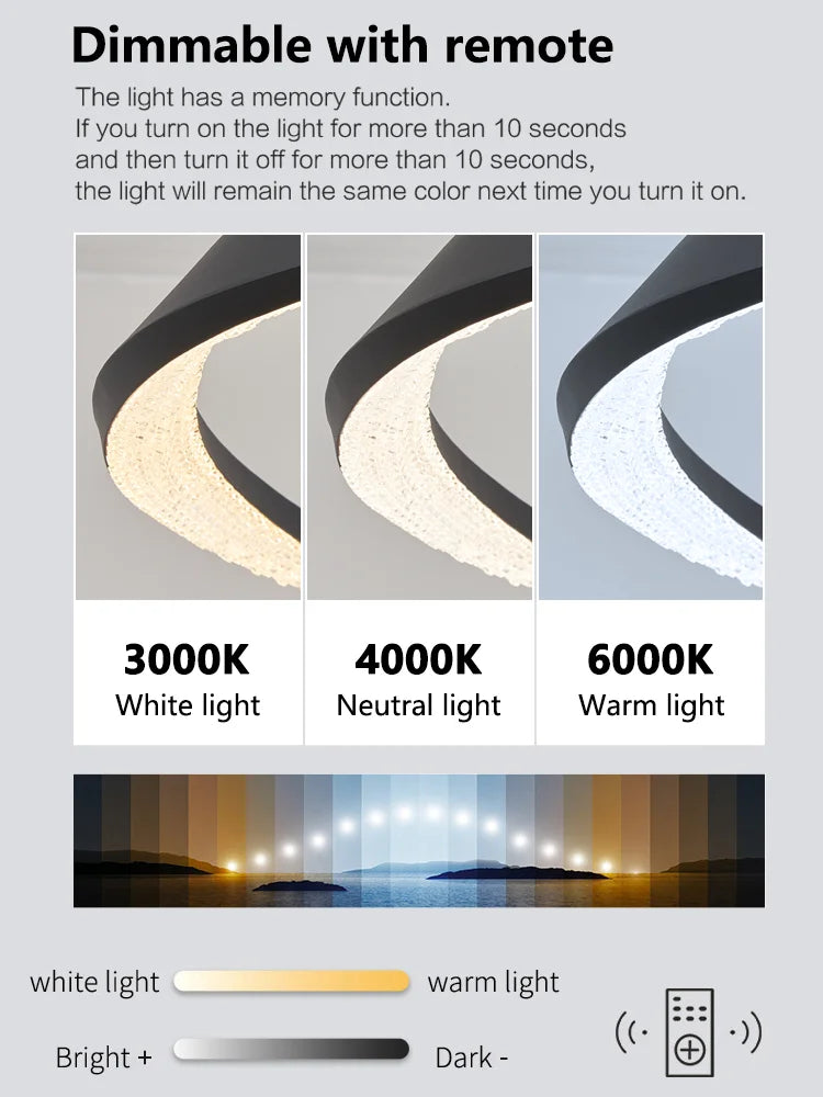 Lamya™ | Runde LED-Deckenleuchte