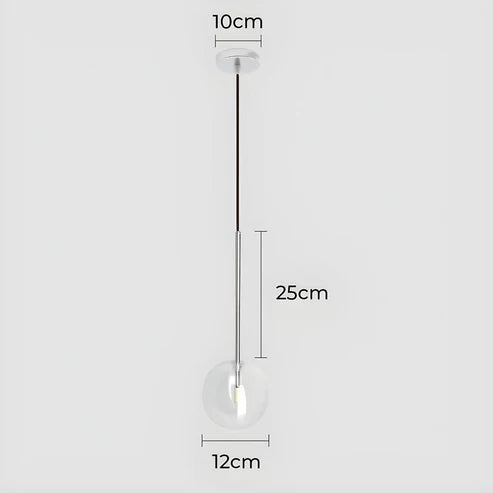 Gilda™ | Pendelleuchte aus Klarglas