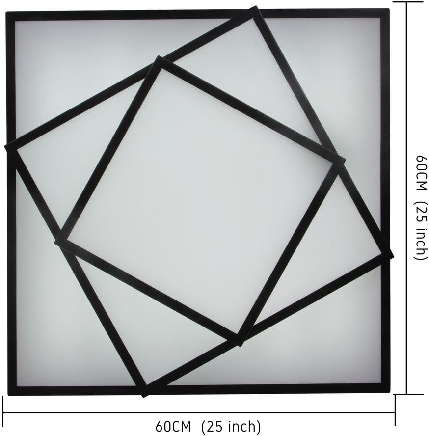 Isolde™ | Kreative quadratische Holzdeckenleuchte