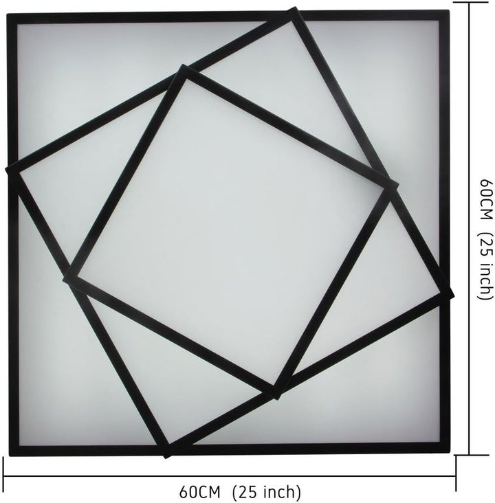 Isolde™ | Kreative quadratische Holzdeckenleuchte