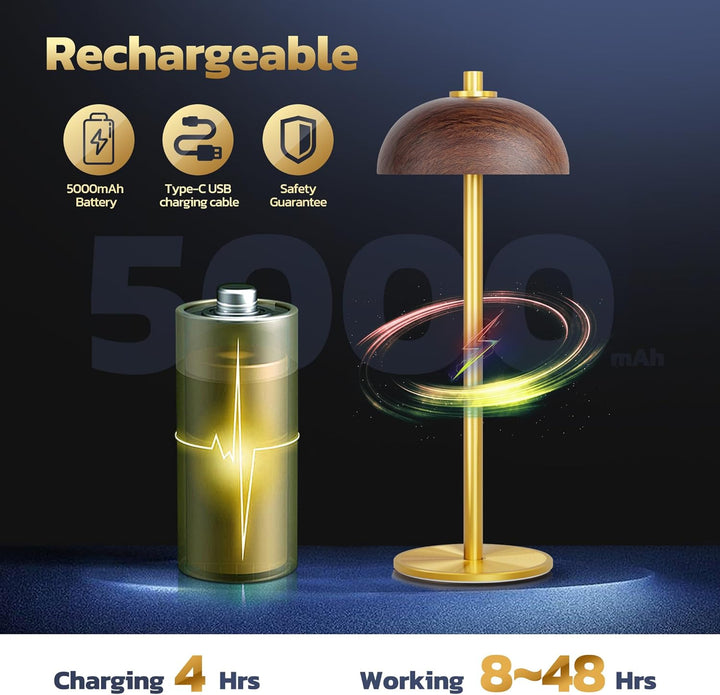 Eldor™  | Wiederaufladbare Kabellose Luxe Tischlampe