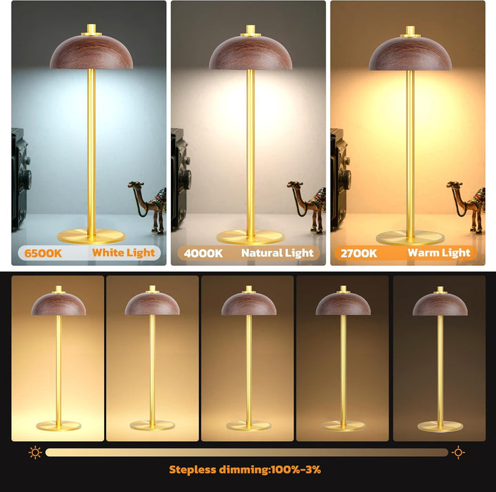 Eldor™  | Wiederaufladbare Kabellose Luxe Tischlampe