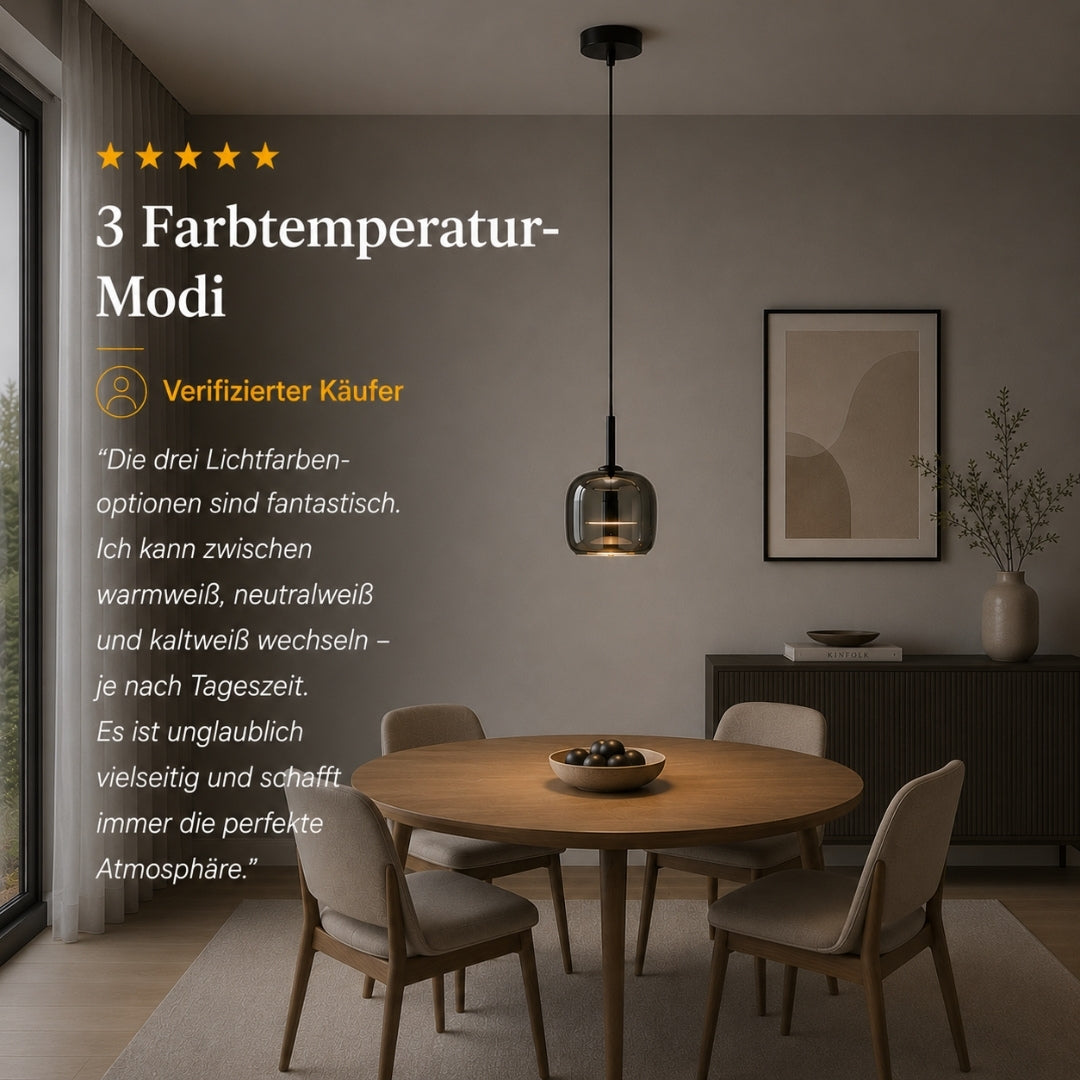 Calista | Glas Pendelleuchte