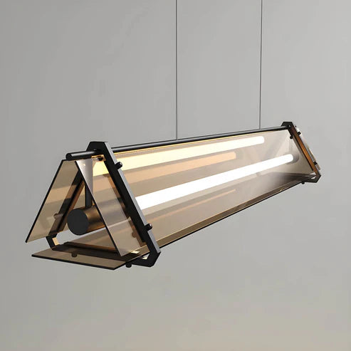 Velino™ | Industrielle Dreiecksleuchte aus Glas