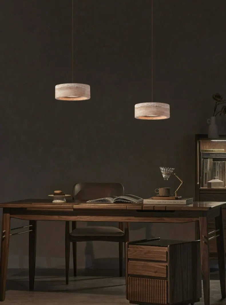 Feldor™ | LED-Pendelleuchte aus Stein