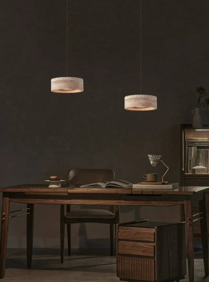 Feldor™ | LED-Pendelleuchte aus Stein