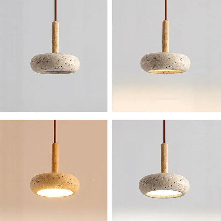 Wyla™ | LED-Anhänger aus Naturstein