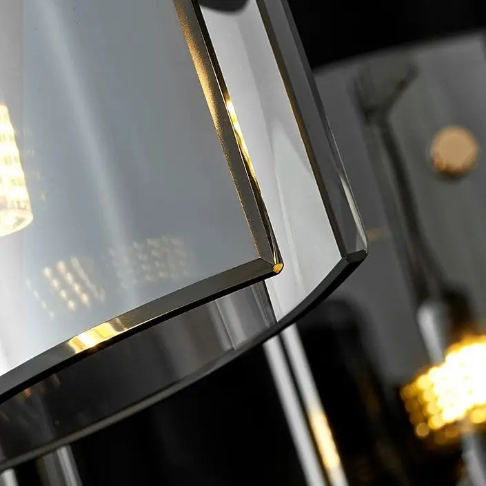 Tyro™ | Smoky Glass Modern Chandelier