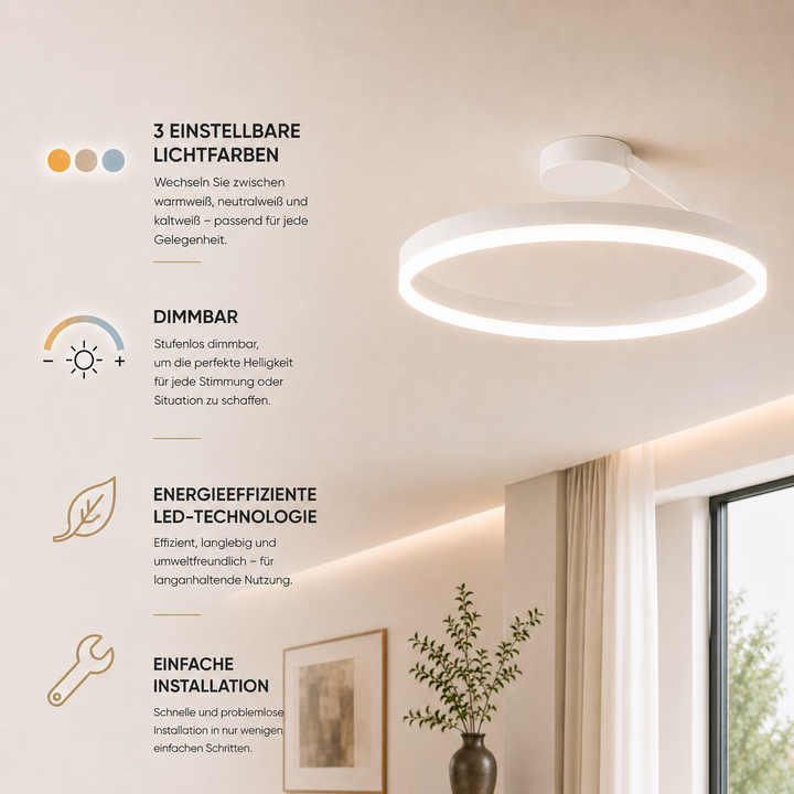 Altair | Ring LED-Deckenleuchte