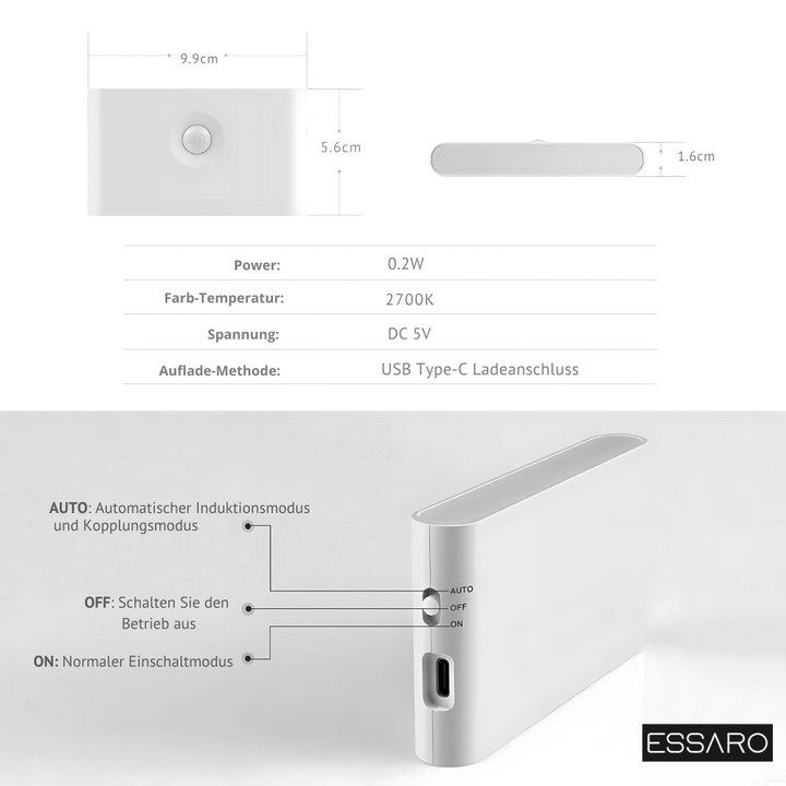 MotionLight™  | LED Nachtlicht mit Bewegungssensor