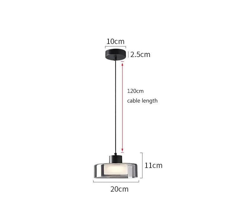 Nora™ | Elegantes Glaspendel