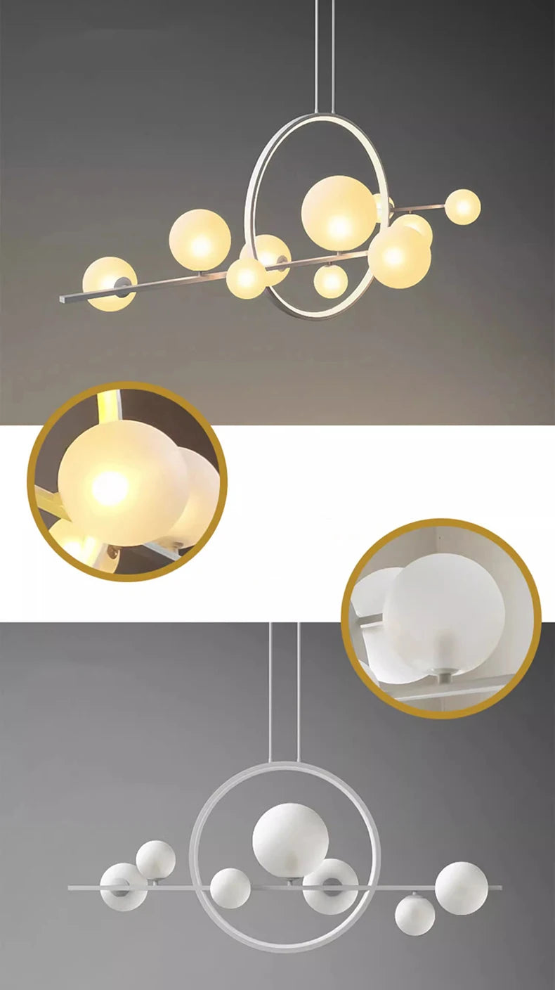 Potr™ | Moderne lineare Kugel-Hängeleuchte