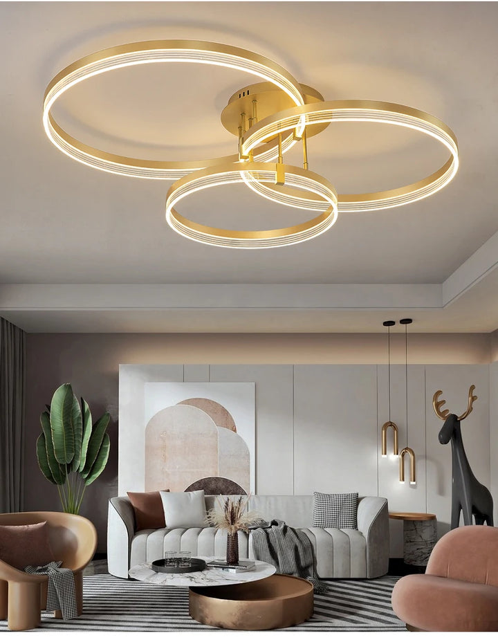 Dico™ | Acryl-Ring-LED-Kronleuchter