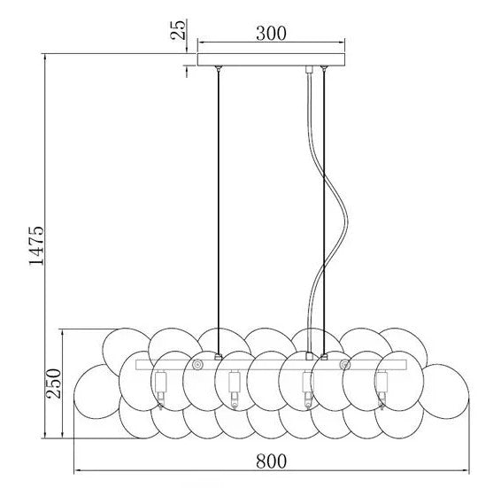 Zendra™ | Moderner Bubble Cluster Kronleuchter