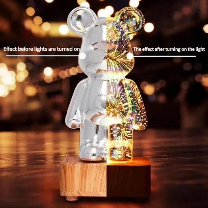 TeddyFeuerwerk™ | 3D Feuerwerks-LED-Nachtlicht