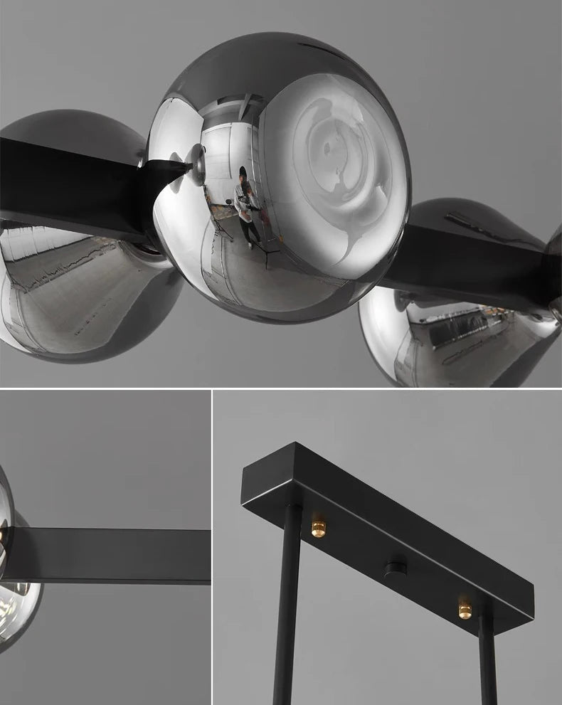 Elva™ | Luxuriöser Nebula Glas Kronleuchter