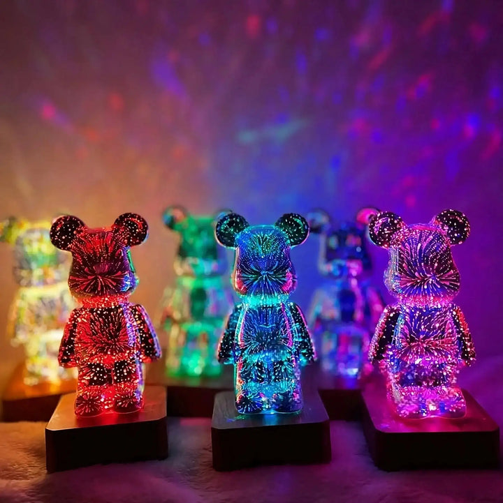 TeddyFeuerwerk™ | 3D Feuerwerks-LED-Nachtlicht