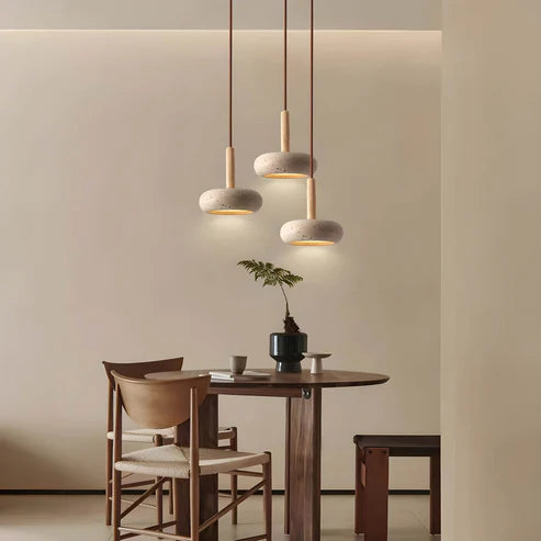 Wyla™ | LED-Anhänger aus Naturstein