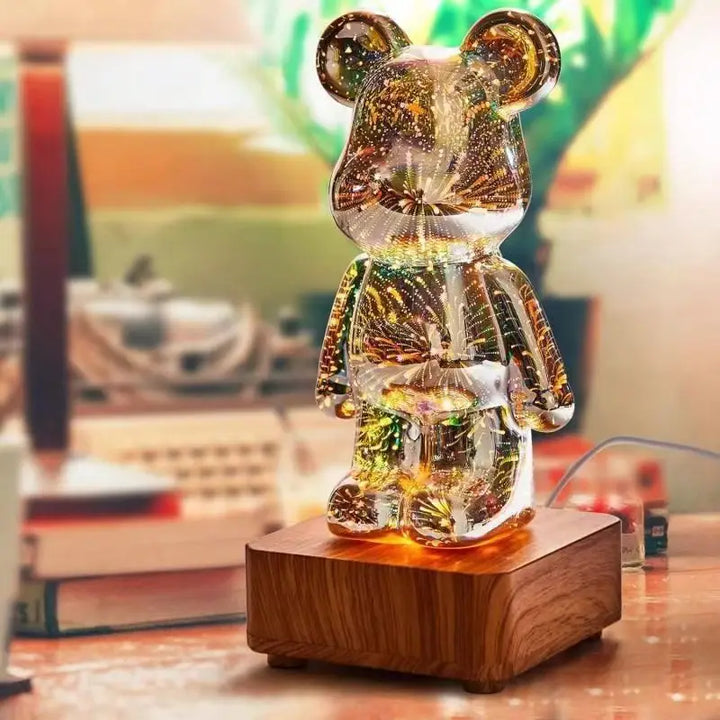 TeddyFeuerwerk™ | 3D Feuerwerks-LED-Nachtlicht