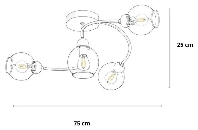 Rima ™ | Moderne Glaskugel-Leuchte