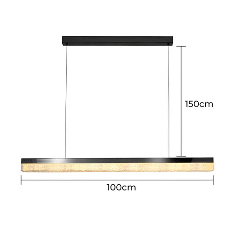 Viola™ | Lichtdurchlässige Harz-Hängelampe