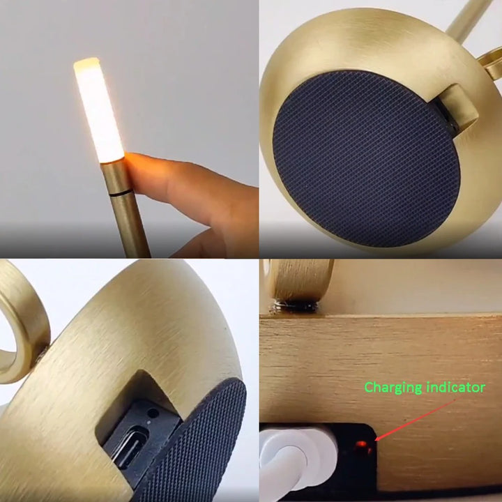 Gusto™ | Schnurlose Vintage-Kerzenlampe