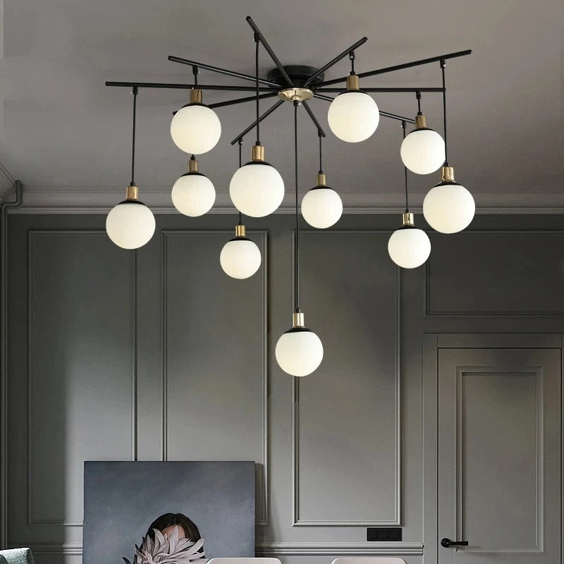 Reva™ | Nordic Multi-Light Glass Chandelier