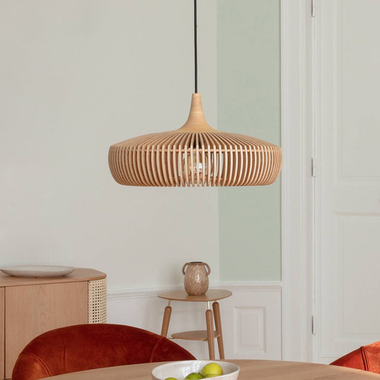 Velora ™ | Rustikale Holz-Pendelleuchte