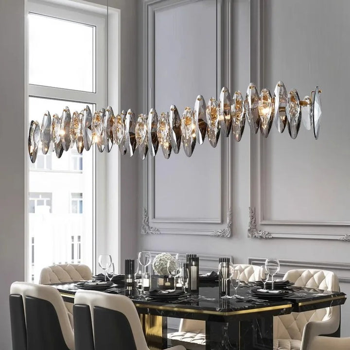 Hira™ | Wave Crystal Dining Kronleuchter
