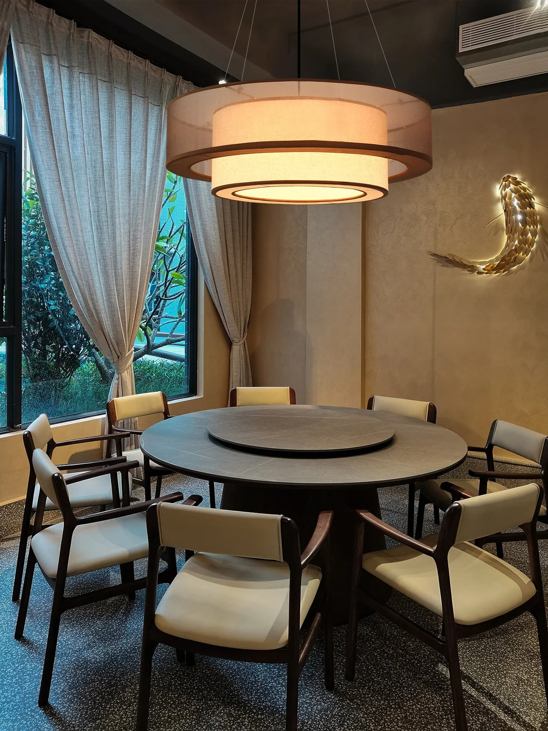 Dinant™ | Stoff-Retro-Pendelleuchte