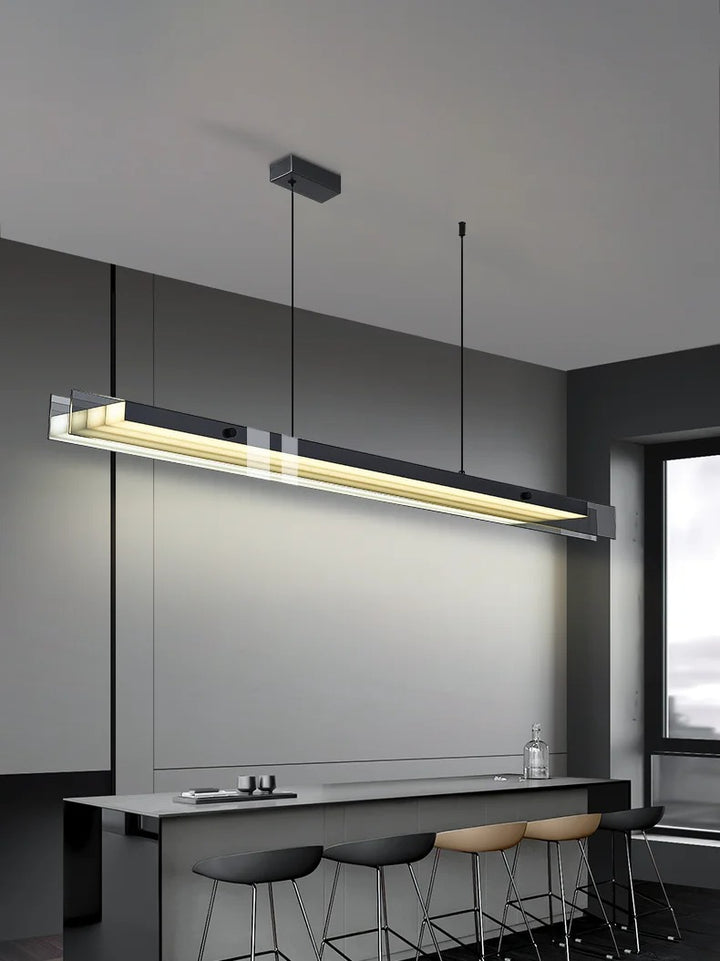 Matthis™ | Doppelschichtige LED-Glaspendelleuchte