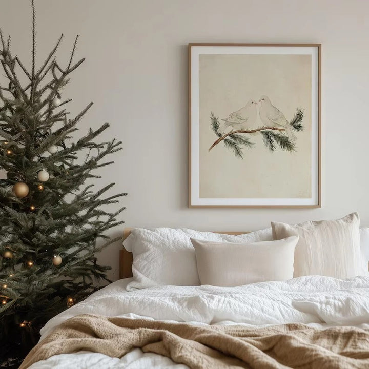 Klaus™ | Antike Weihnachtsmann-Leinwandkunst