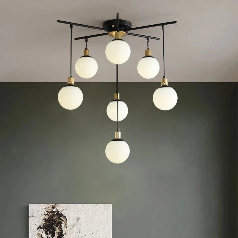 Reva™ | Nordic Multi-Light Glass Chandelier