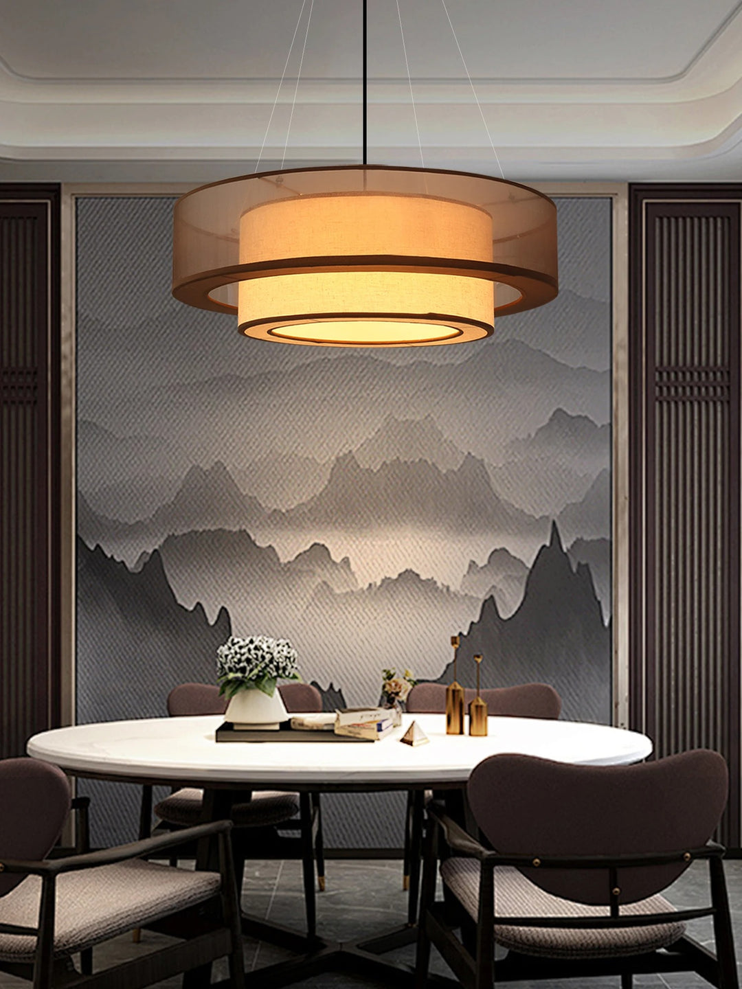 Dinant™ | Stoff-Retro-Pendelleuchte