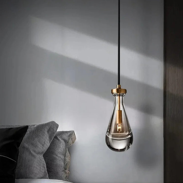 Vara™ | Regentropfen Glas Pendelleuchte