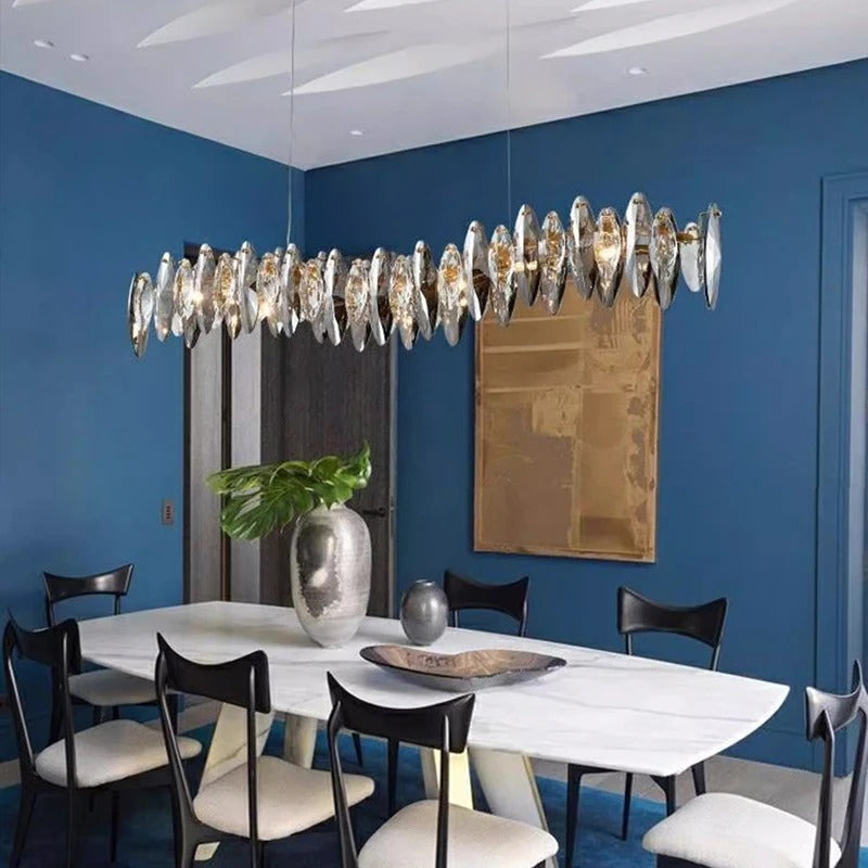 Hira™ | Wave Crystal Dining Kronleuchter