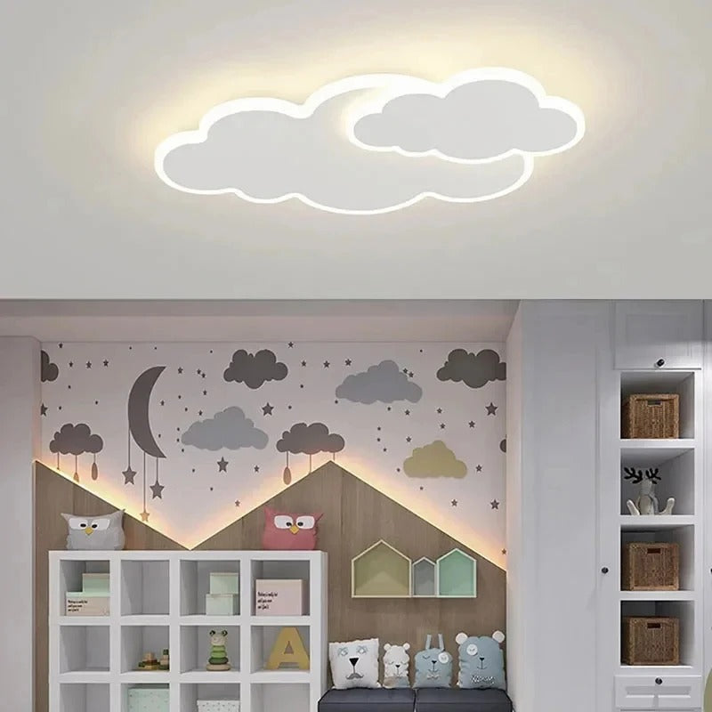 Finn™ | Verspielte Wolken-Deckenleuchte