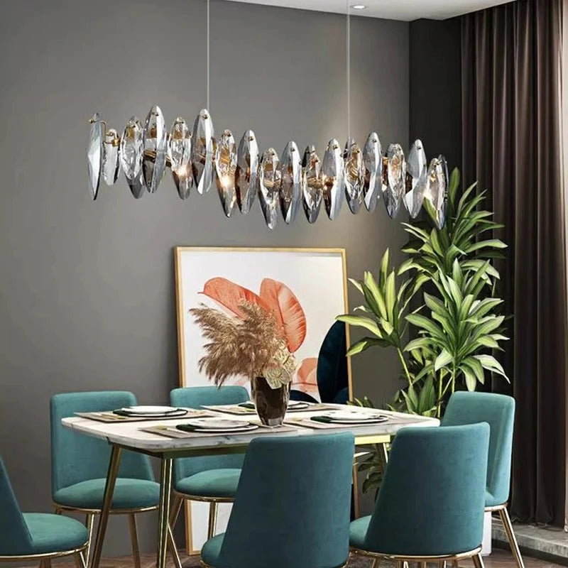 Hira™ | Wave Crystal Dining Kronleuchter