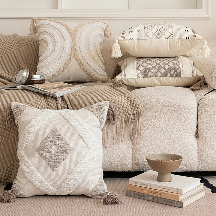 Fes™ | Boho-Kissenbezug mit Tufting