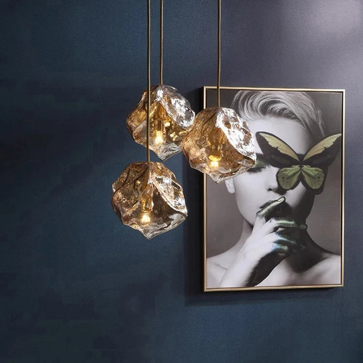 Orvanna™ | Eisglas-Pendelleuchte