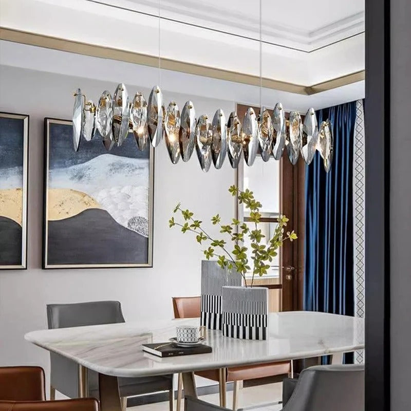 Hira™ | Wave Crystal Dining Kronleuchter