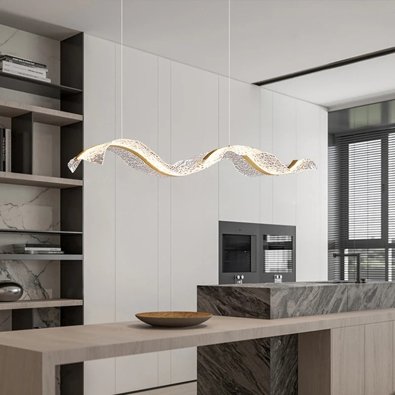 Hannah™ | LED-Pendelleuchte „Floating Ribbon”