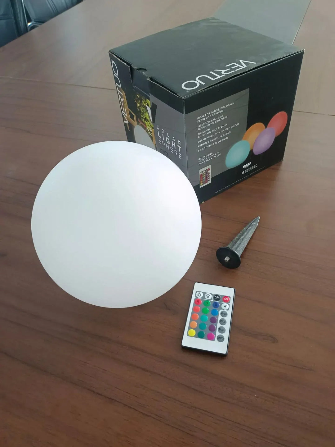 Glow™ | Kugelförmige Solar LED-Gartenleuchte