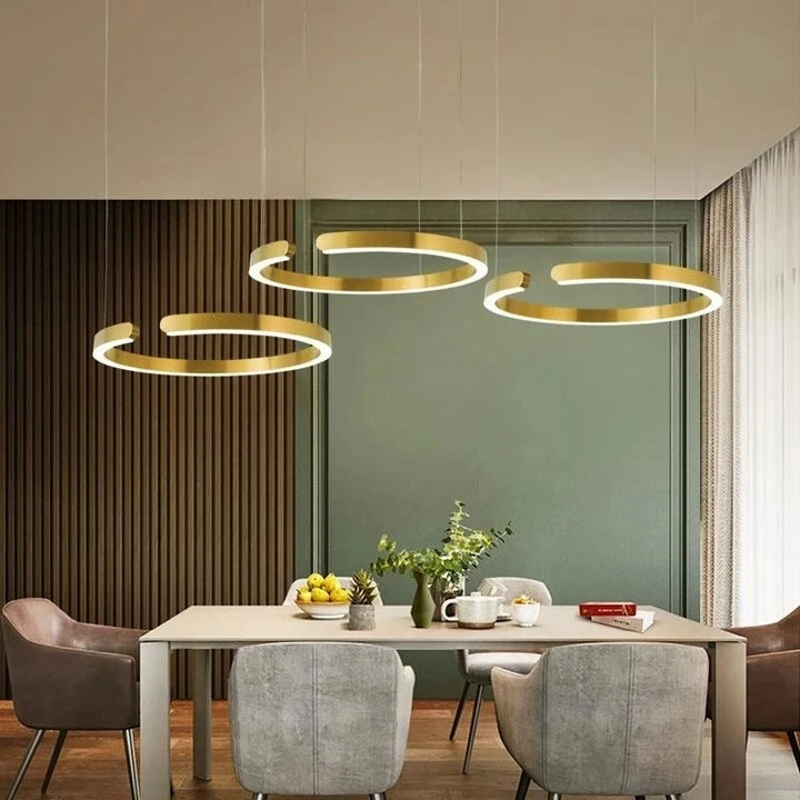 Vaya™ | Minimalistischer LED-Ring-Kronleuchter
