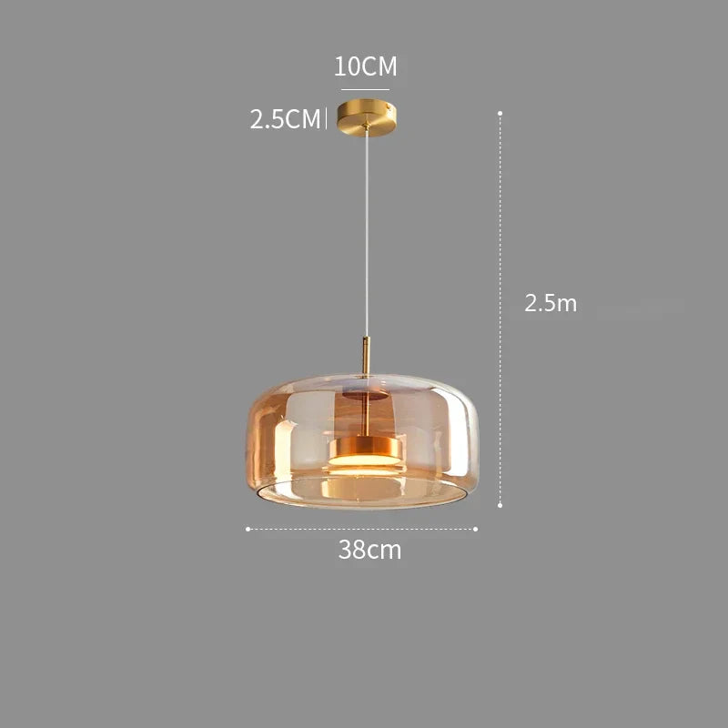 Guno™ | Glas-Hängelampe