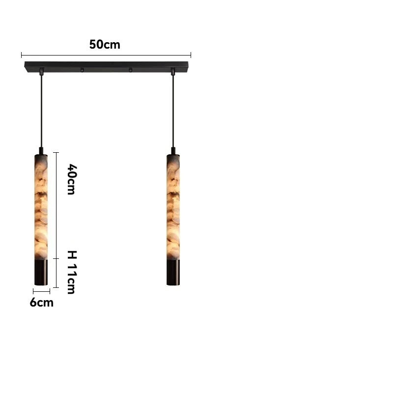 Milano™ | LED-Pendelleuchte aus Alabasterstein