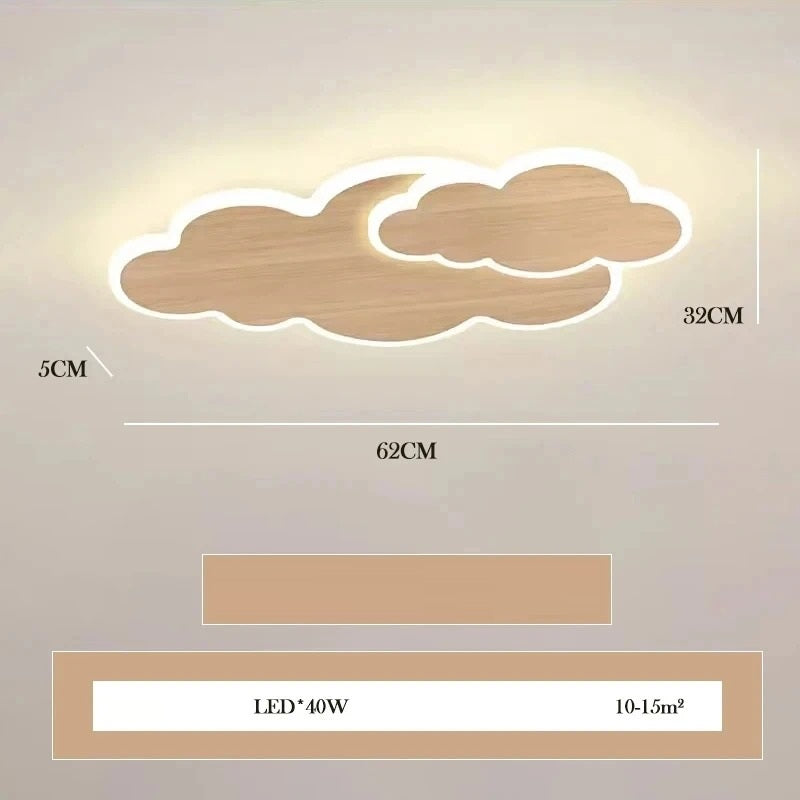 Finn™ | Verspielte Wolken-Deckenleuchte