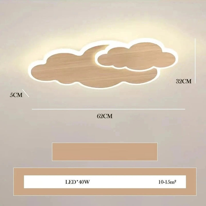 Finn™ | Verspielte Wolken-Deckenleuchte