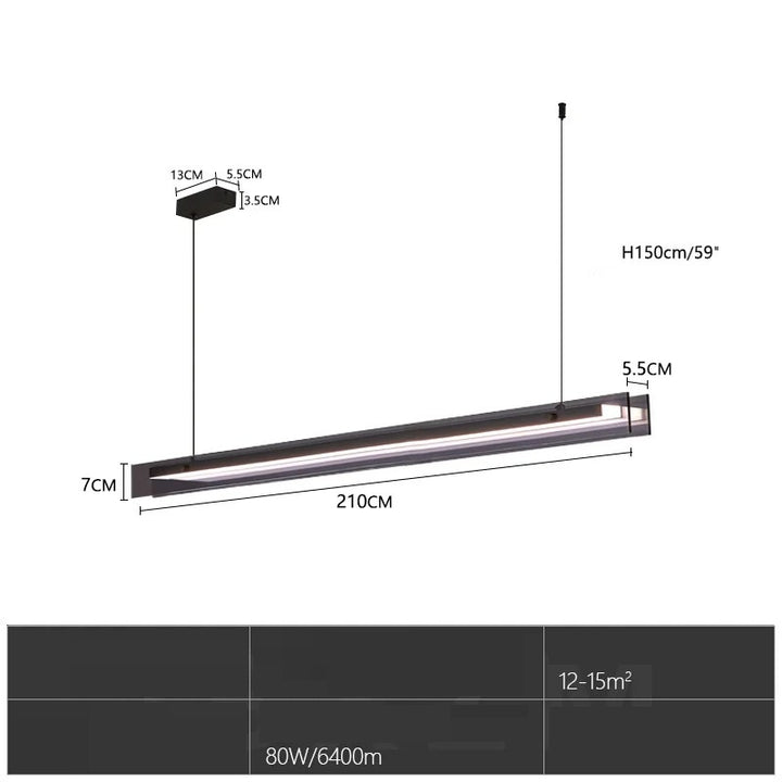 Matthis™ | Doppelschichtige LED-Glaspendelleuchte